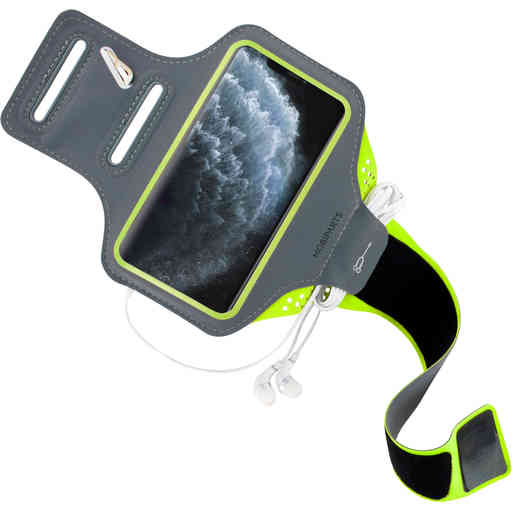 Mobiparts Comfort Fit Sport Armband Apple iPhone 11 Pro Max Neon Green