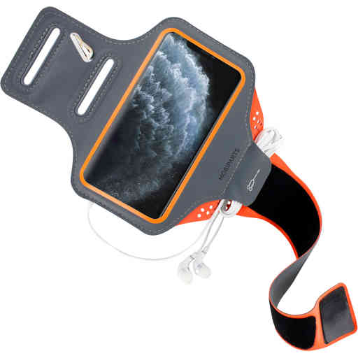 Mobiparts Comfort Fit Sport Armband Apple iPhone 11 Pro Max Neon Orange