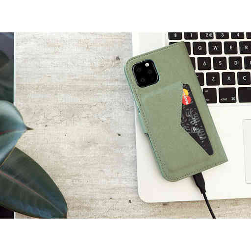 Mobiparts Classic Wallet Case Samsung Galaxy A10 Stone Green