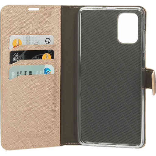 Mobiparts Saffiano Wallet Case Samsung Galaxy A71 (2020) Copper