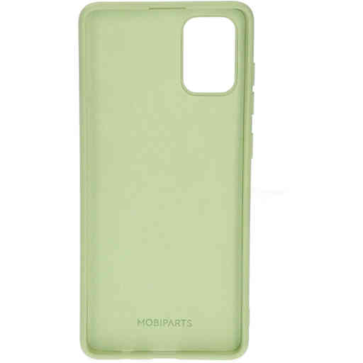 Mobiparts Silicone Cover Samsung Galaxy A71 (2020) Pistache Green