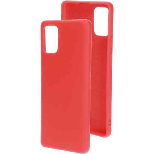 Mobiparts Silicone Cover Samsung Galaxy A71 (2020) Scarlet Red