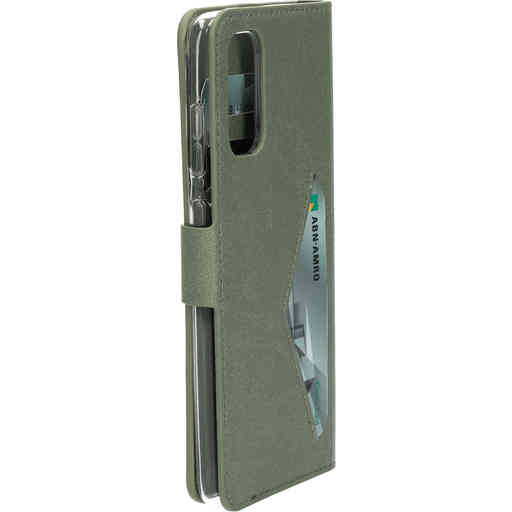 Mobiparts Classic Wallet Case Samsung Galaxy S20 4G/5G Stone Green