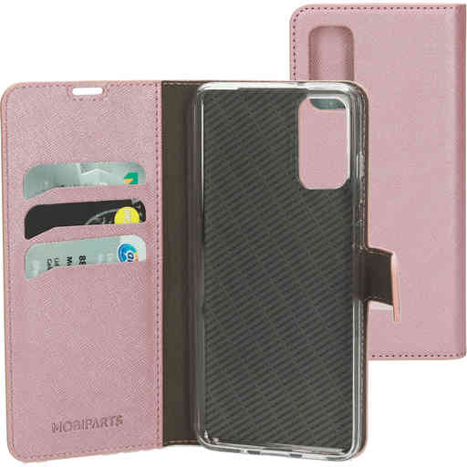 Mobiparts Saffiano Wallet Case Samsung Galaxy S20 4G/5G Pink
