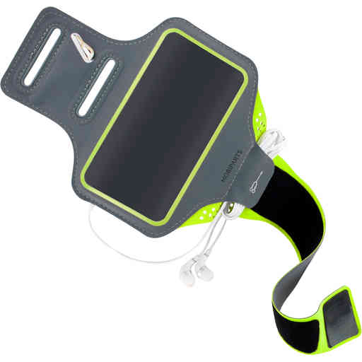 Mobiparts Comfort Fit Sport Armband Samsung Galaxy S20 Plus 4G/5G Neon Green