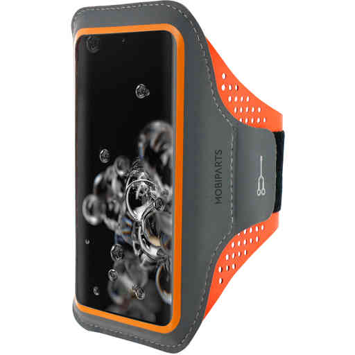 Mobiparts Comfort Fit Sport Armband Samsung Galaxy S20 Ultra 4G/5G Neon Orange