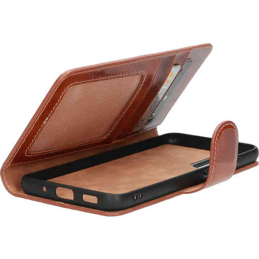 Mobiparts Excellent Wallet Case 2.0 Samsung Galaxy S20 4G/5G Oaked Cognac