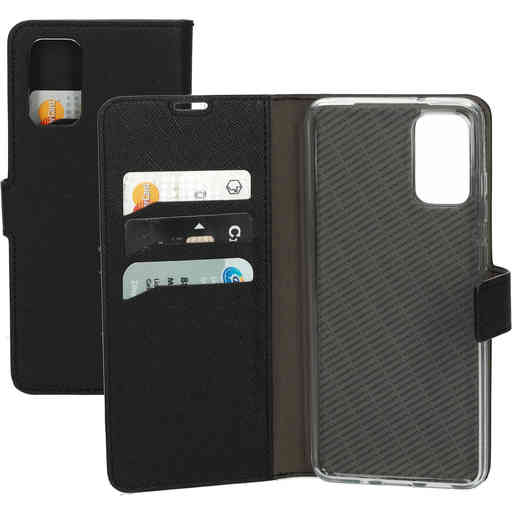 Mobiparts Saffiano Wallet Case Samsung Galaxy S20 Plus 4G/5G Black