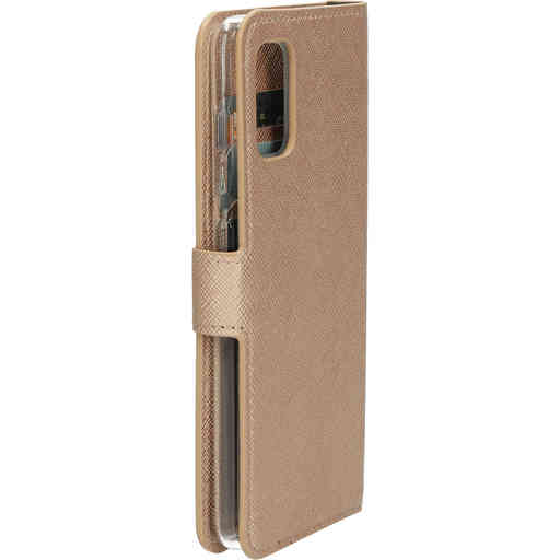 Mobiparts Saffiano Wallet Case Samsung Galaxy A41 (2020) Copper