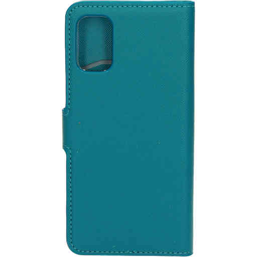 Mobiparts Saffiano Wallet Case Samsung Galaxy A41 (2020) Turquoise