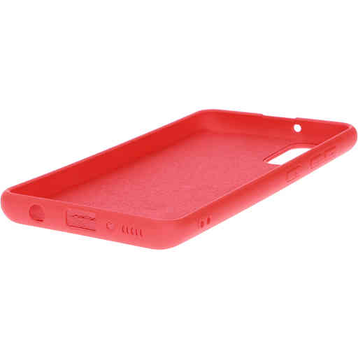 Mobiparts Silicone Cover Samsung Galaxy A41 (2020) Scarlet Red