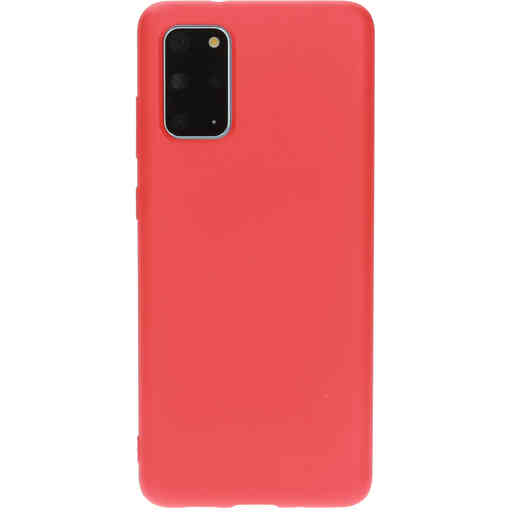 Mobiparts Silicone Cover Samsung Galaxy S20 Plus 4G/5G Scarlet Red
