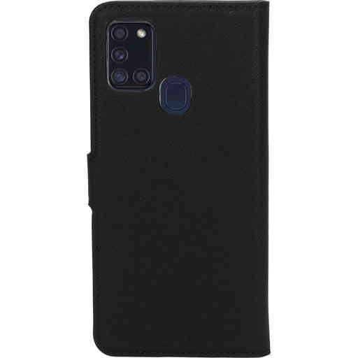 Mobiparts Saffiano Wallet Case Samsung Galaxy A21s (2020) Black