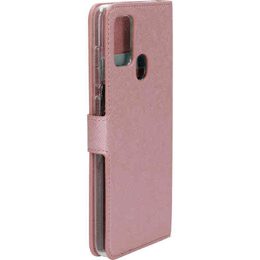 Mobiparts Saffiano Wallet Case Samsung Galaxy A21s (2020) Pink