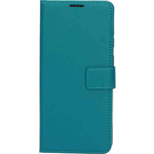 Mobiparts Saffiano Wallet Case Samsung Galaxy A21s (2020) Turquoise