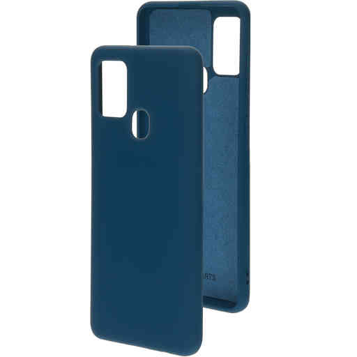 Mobiparts Silicone Cover Samsung Galaxy A21s (2020) Blueberry Blue