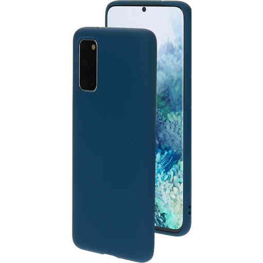 Mobiparts Silicone Cover Samsung Galaxy S20 4G/5G Blueberry Blue