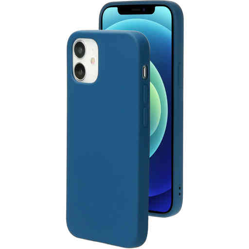Mobiparts Silicone Cover Apple iPhone 12 Mini Blueberry Blue