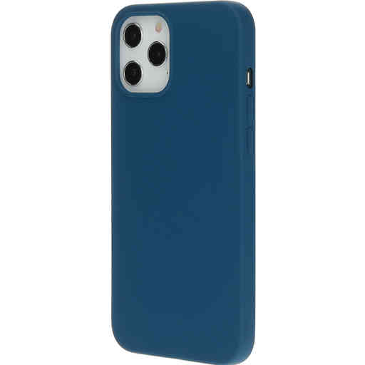 Mobiparts Silicone Cover Apple iPhone 12/12 Pro Blueberry Blue