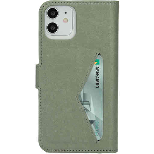 Mobiparts Classic Wallet Case Apple iPhone 12/12 Pro Stone Green