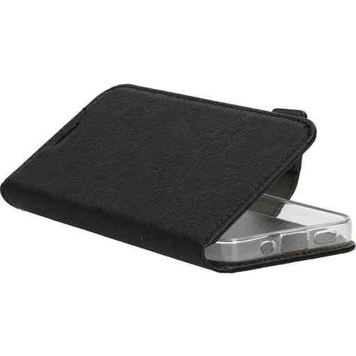 Mobiparts Saffiano Wallet Case Apple iPhone 12 Mini Black