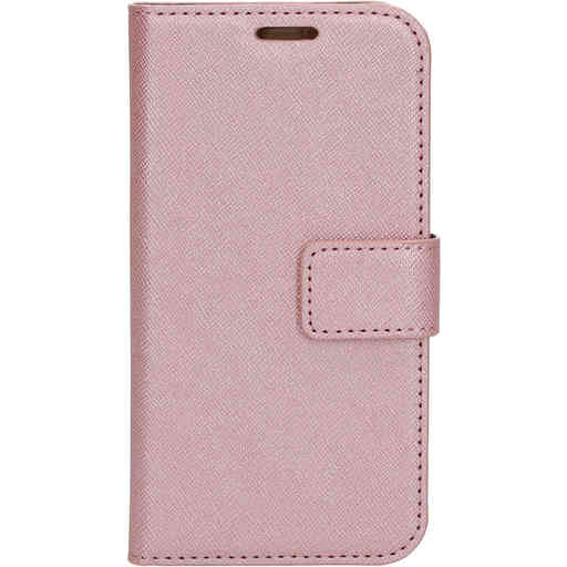 Mobiparts Saffiano Wallet Case Apple iPhone 12 Mini Pink