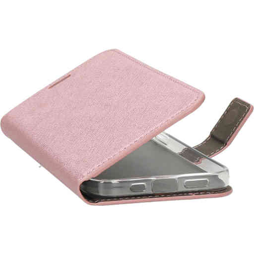 Mobiparts Saffiano Wallet Case Apple iPhone 12/12 Pro Pink