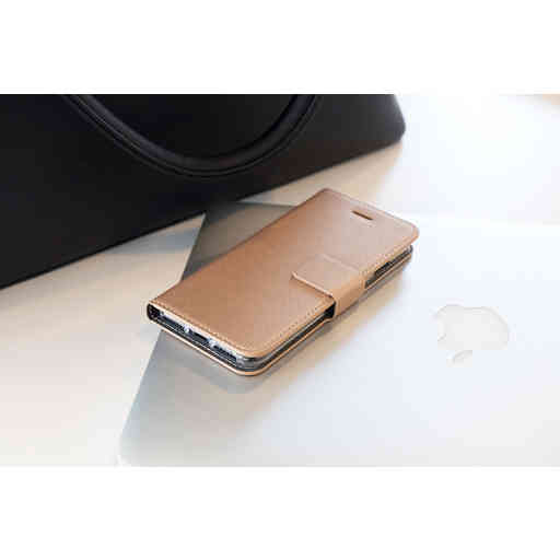 Mobiparts Saffiano Wallet Case Apple iPhone 12/12 Pro Copper