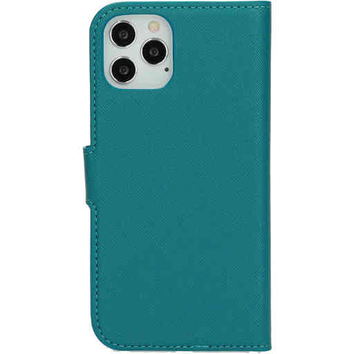 Mobiparts Saffiano Wallet Case Apple iPhone 12/12 Pro Turquoise