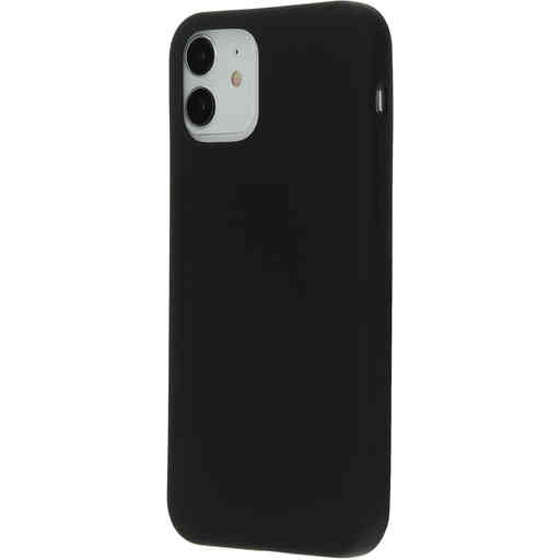 Mobiparts Silicone Cover Apple iPhone 12/12 Pro Black