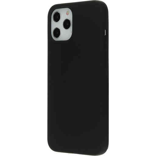 Mobiparts Silicone Cover Apple iPhone 12 Pro Max Black
