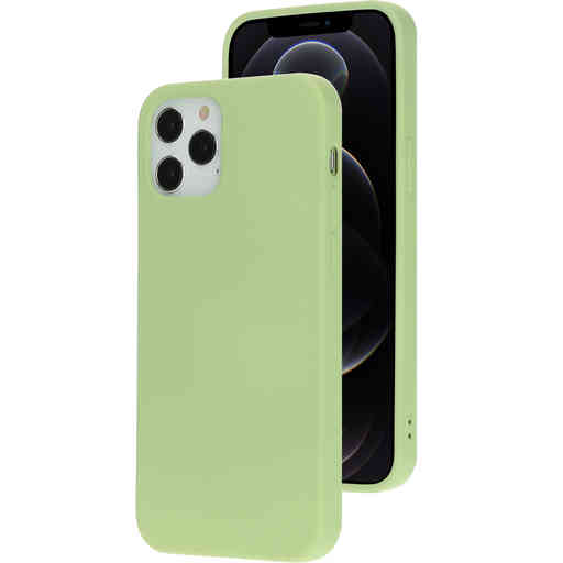 Mobiparts Silicone Cover Apple iPhone 12/12 Pro  Pistache Green