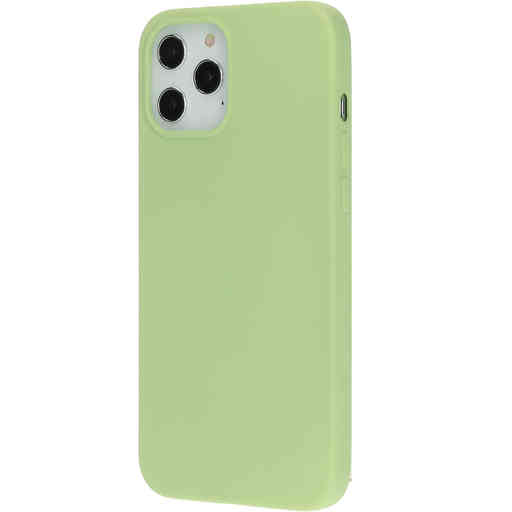 Mobiparts Silicone Cover Apple iPhone 12 Pro Max Pistache Green