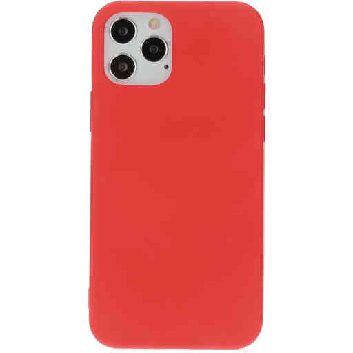 Mobiparts Silicone Cover Apple iPhone 12/12 Pro Scarlet Red