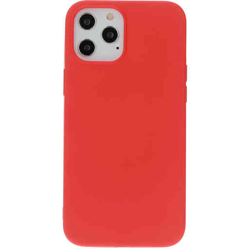 Mobiparts Silicone Cover Apple iPhone 12 Pro Max Scarlet Red