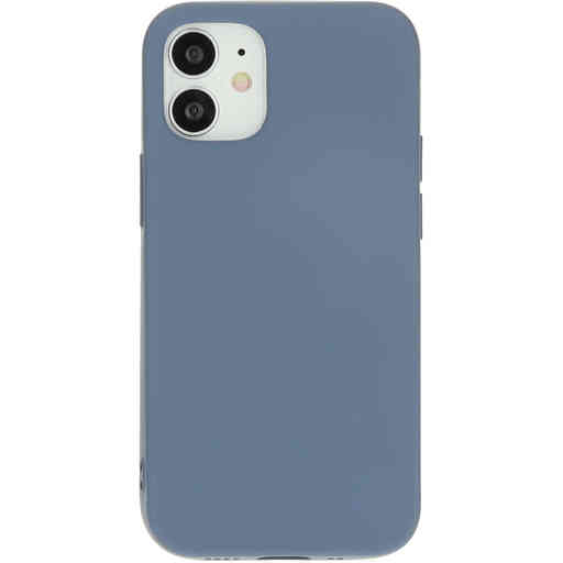 Mobiparts Silicone Cover Apple iPhone 12/12 Pro Royal Grey