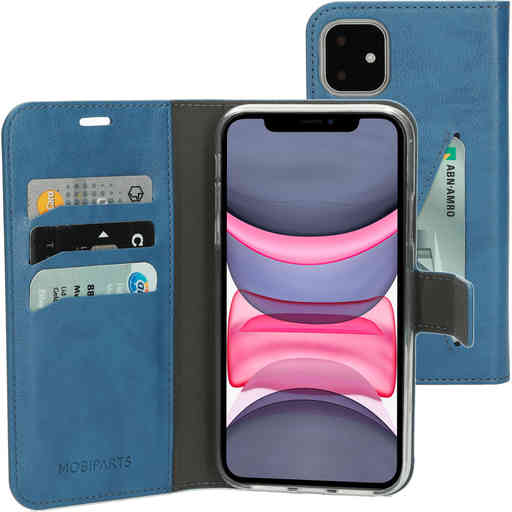 Mobiparts Classic Wallet Case Apple iPhone 11 Steel Blue