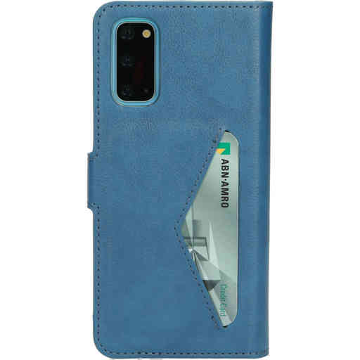 Mobiparts Classic Wallet Case Samsung Galaxy S20 4G/5G Steel Blue