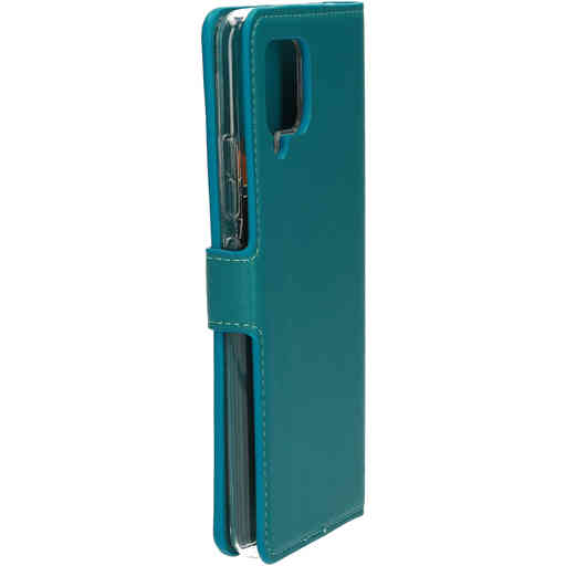 Mobiparts Saffiano Wallet Case Samsung Galaxy A42 (2020) Turquoise
