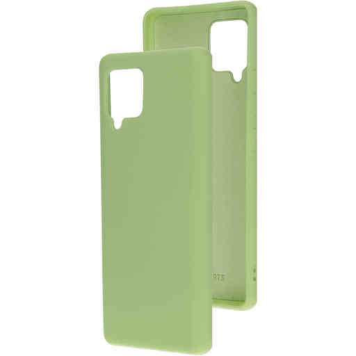 Mobiparts Silicone Cover Samsung Galaxy A42 (2020) Pistache Green