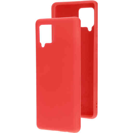 Mobiparts Silicone Cover Samsung Galaxy A42 (2020) Scarlet Red