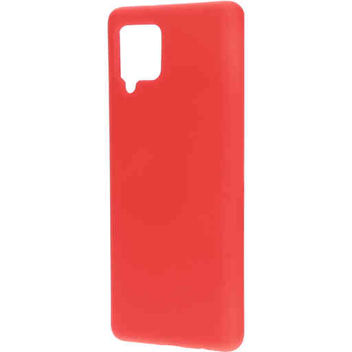 Mobiparts Silicone Cover Samsung Galaxy A42 (2020) Scarlet Red