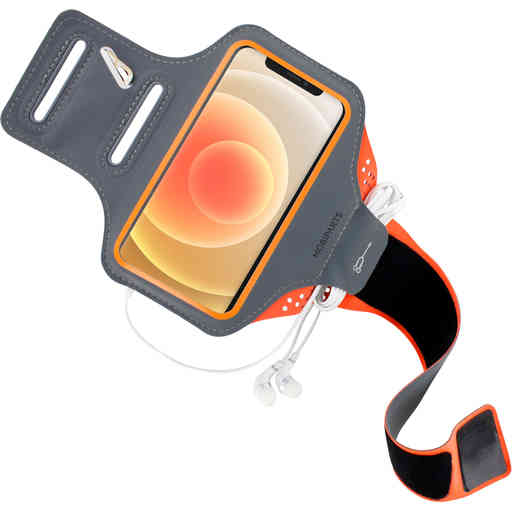 Mobiparts Comfort Fit Sport Armband Apple iPhone 12/12 Pro Neon Orange
