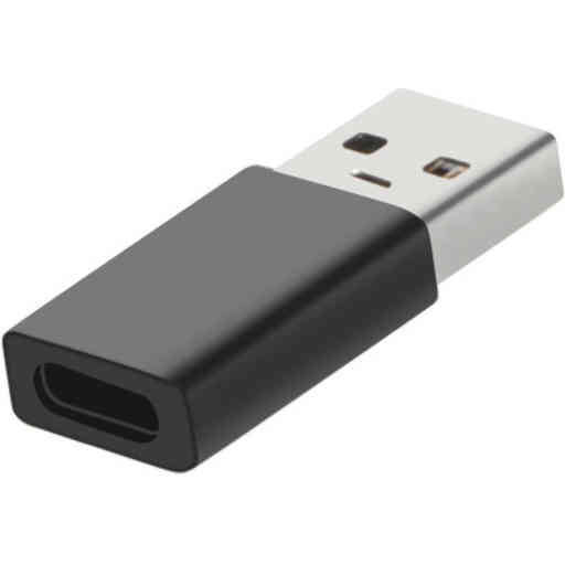Mobiparts USB-C Female to USB-A Adapter Black (Bulk)