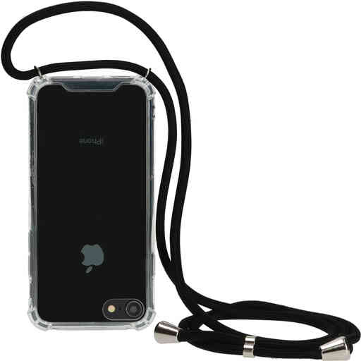 Mobiparts Lanyard Case Apple iPhone 7/8/SE (2020) Black Cord