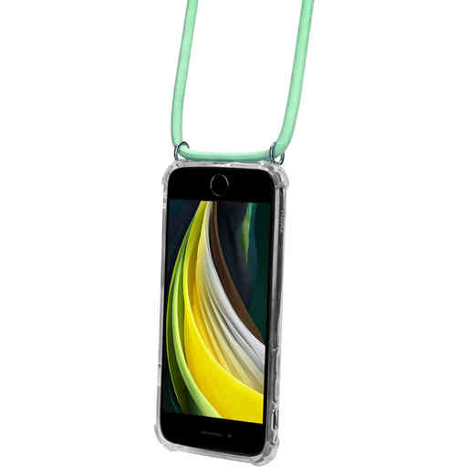 Mobiparts Lanyard Case Apple iPhone 7/8/SE (2020) Green Cord