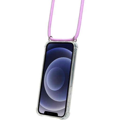 Mobiparts Lanyard Case Apple iPhone 12/12 Pro Violet Cord