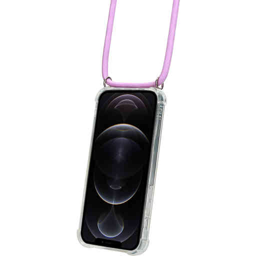 Mobiparts Lanyard Case Apple iPhone 12/12 Pro Violet Cord