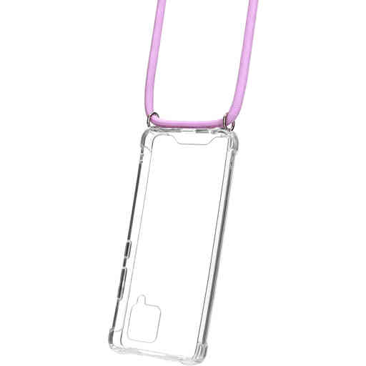 Mobiparts Lanyard Case Samsung Galaxy A42 (2020) Violet Cord
