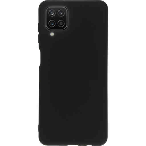Mobiparts Silicone Cover Samsung Galaxy A12 (2021) Black